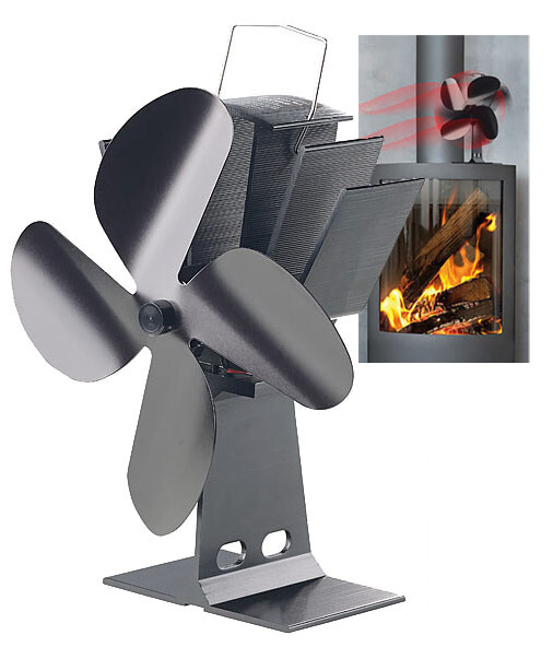 Réchauffez l'atmosphère avec ce ventilateur pour poêle à bois qui