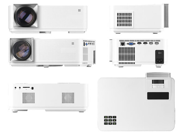 videoprojecteur 3000 lumen avec streaming miracast airplay youtube koala tv full hd lb9400 scenelights. Multi vues.
