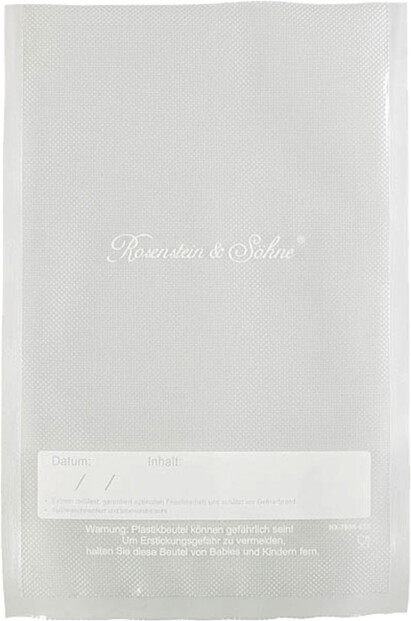 50 sachets de conservation conviennent à la préparation sous vide