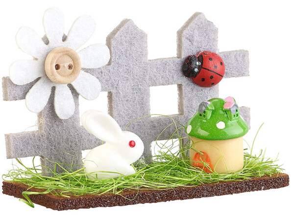 13 décorations de Pâques à suspendre avec boîte de rangement en bois