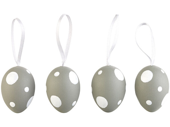 13 décorations de Pâques à suspendre avec boîte de rangement en bois