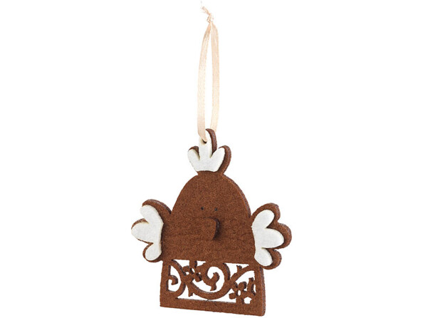 13 décorations de Pâques à suspendre avec boîte de rangement en bois