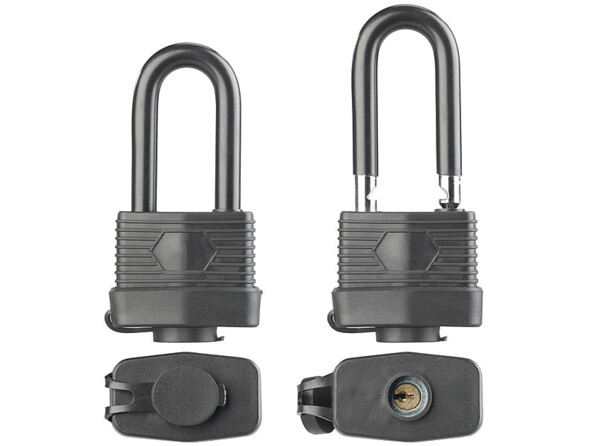 Cadenas à poignée de fermeture XXL extra-longue pour manipulation confortable