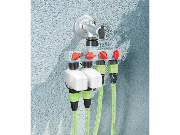 2 électrovalves magnétiques et sélecteur 4 sorties