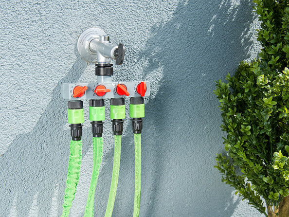 2 électrovalves magnétiques et sélecteur 4 sorties