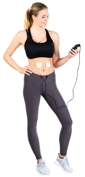 mini appareil ems electronique pour musculation des abdos