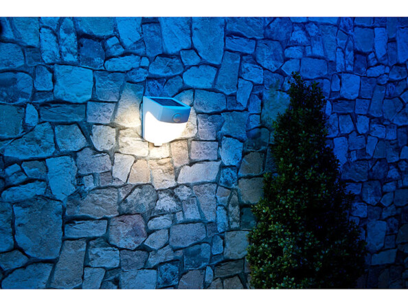 Applique solaire LED 2 W avec détecteur de mouvement - Blanc