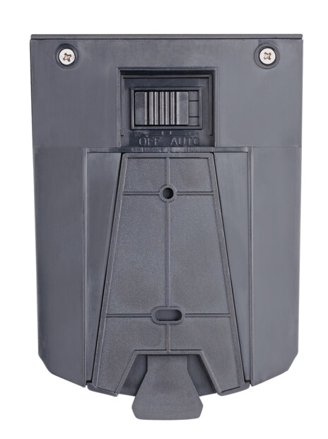 applique veuilleuse murale etanche pluie avec chargeur solaire pour muret exterieur lunartec noir