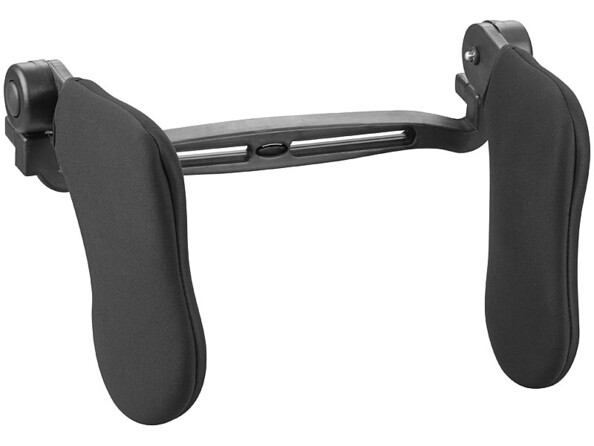 Appuie-tête universel automobile avec housse en microfibre.