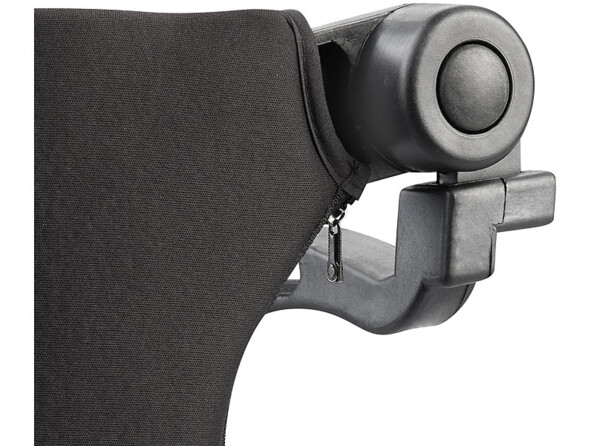 2 appuie-têtes universels pour siège auto avec housses en microfibre