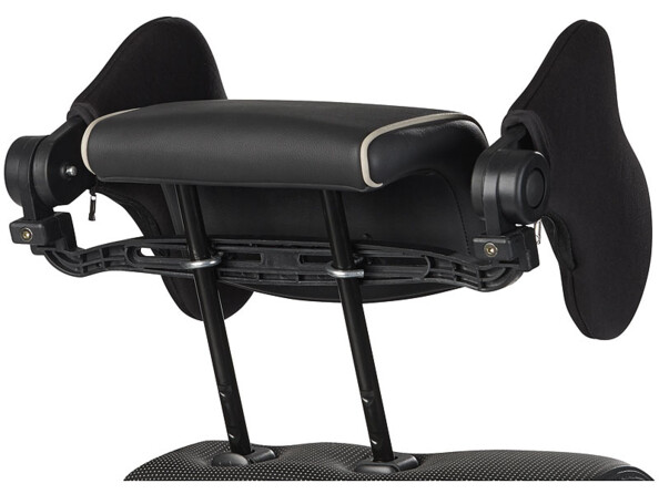 2 appuie-têtes universels pour siège auto avec housses en microfibre