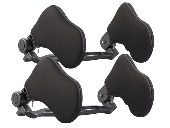 Deux appuie-têtes universels pour siège auto Lescars.