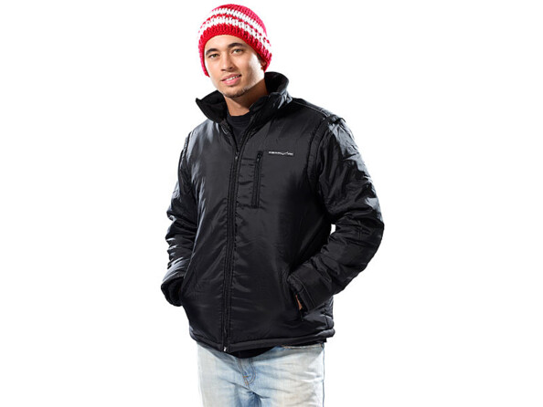 Bonnet avec barbe - Rouge / blanc