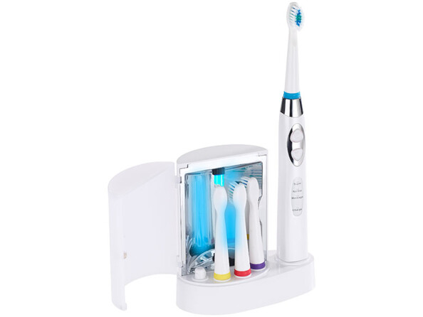 Brosse à dents électrique sonique avec chargeur et stérilisateur UV SZB-352