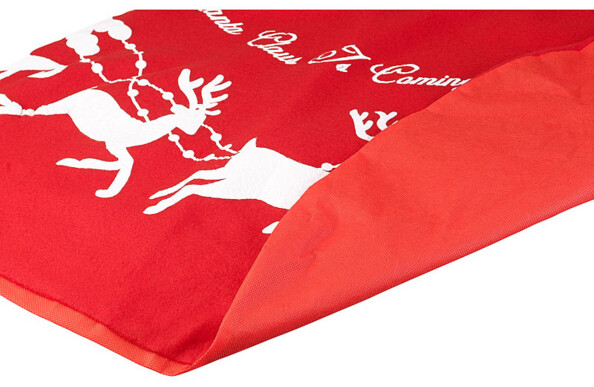 Couverture décorative Ø 100 cm "Père Noël" pour pied de sapin