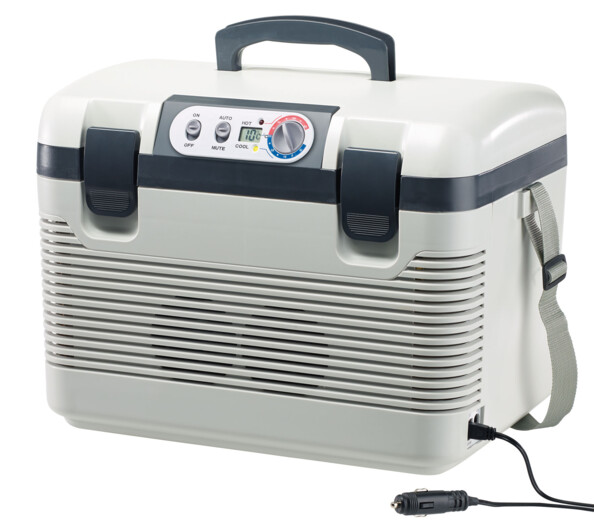 Glacière thermoélectrique 19 L. Avec prise secteur et adaptateur allume-cigare