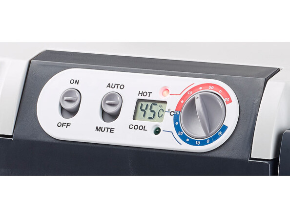 Glacière thermoélectrique 19 L. Panneau de commande