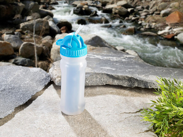 Gourde filtrante 500 ml à charbon actif