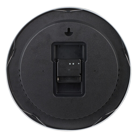 Horloge murale radio-pilotée phosphorescente à quartz St. Leonhard.. Mécanisme à quartz radio-piloté, précis et silencieux