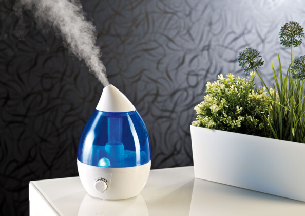 Humidificateur d'air à ultrasons avec diffuseur d'arôme - 1,2 L