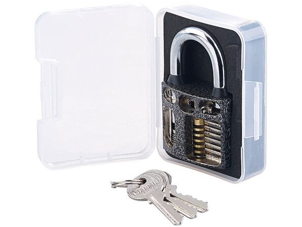 Kit de crochetage 30 pièces avec serrure d'entraînement et étui