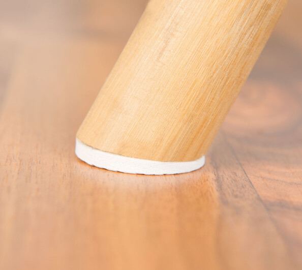 110 patins autocollants pour meubles - Blanc