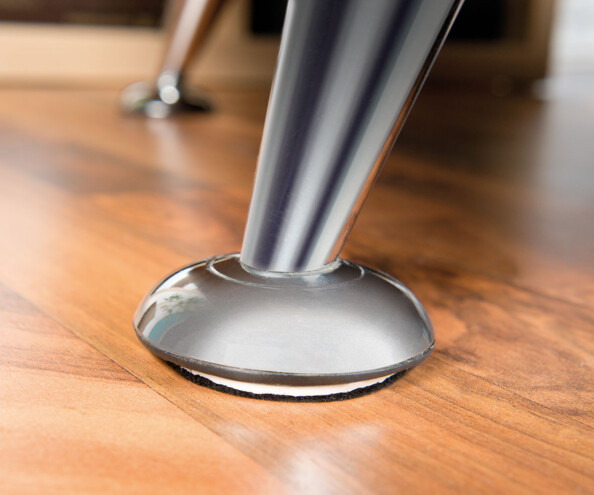 110 patins autocollants pour meubles - Noir