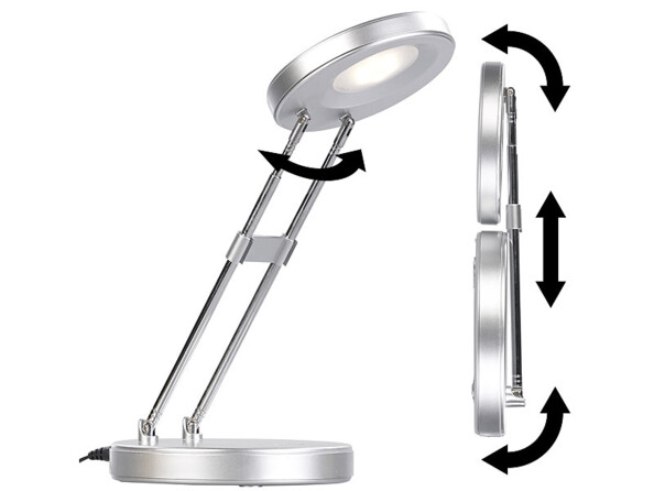 Orientez et alignez le cou et la tête pour éclairer précisément la zone de votre choix. Vous pouvez ensuite replier la lampe pour l'emporter sans encombrement dans vos bagages