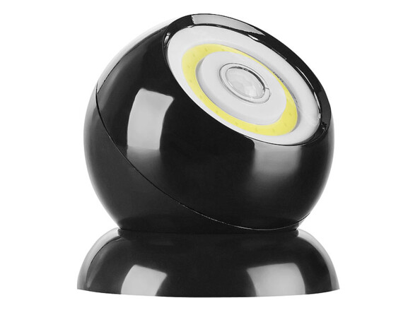 Lampe inclinable sur son support contruite avec 16 LED COB, luminosité 200 lm, 3 W