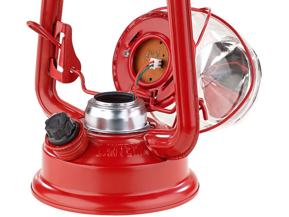 Lampe-tempête solaire décorative à LED 40 lm / 1,5 W / 23 cm Lunartec