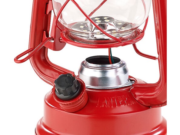 Lampe-tempête solaire décorative à LED 40 lm / 1,5 W / 23 cm Lunartec