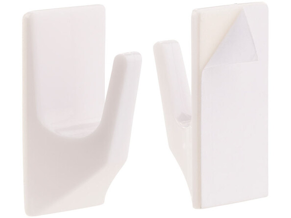 Crochets adhésifs multiusages en plastique