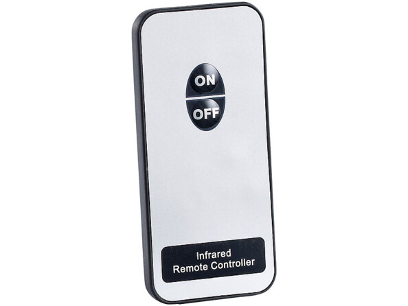 Bougie télécommandée à LED scintillante, cire véritable - 18 cm