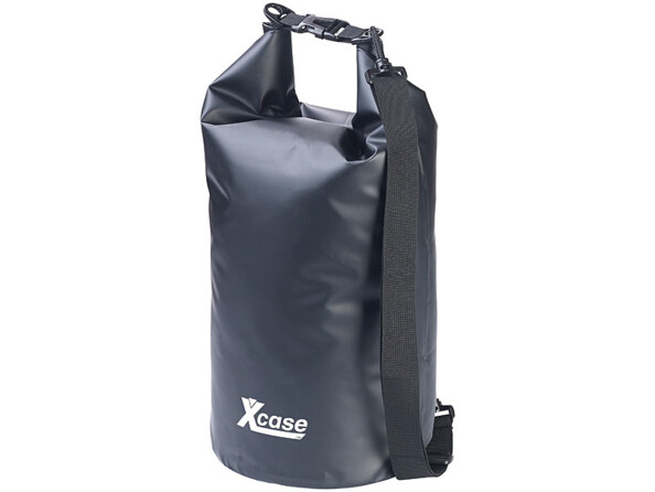 Lot de 3 sacs polochons étanches – 5/10/20 litres - noir