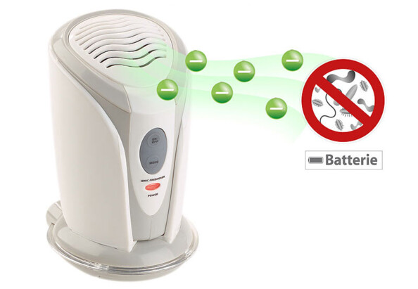 Mini ioniseur et purificateur d'air pour espaces confinés