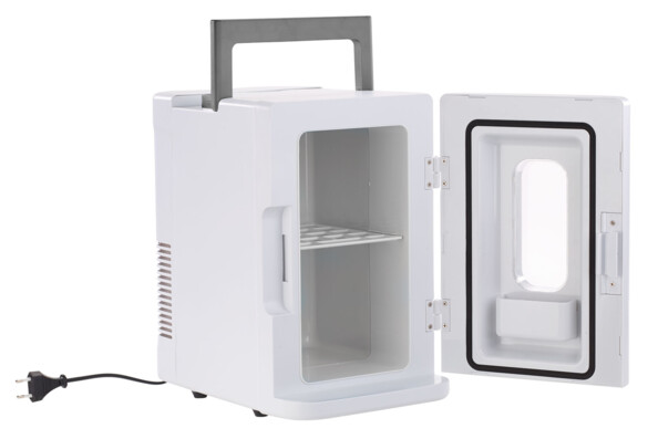 mini frigo pour voiture avec chargeur 12v 24v et fonction chauffe rapide