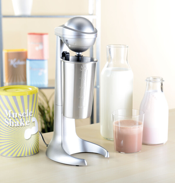 Mixeur à boisson électrique avec gobelet Rosenstein & Söhne. Idéal pour mousses (lait, chocolat...