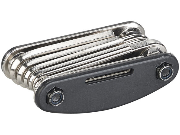 Composition de l'outil multifonction compacte : acier et ABS (plastique), étui : nylon