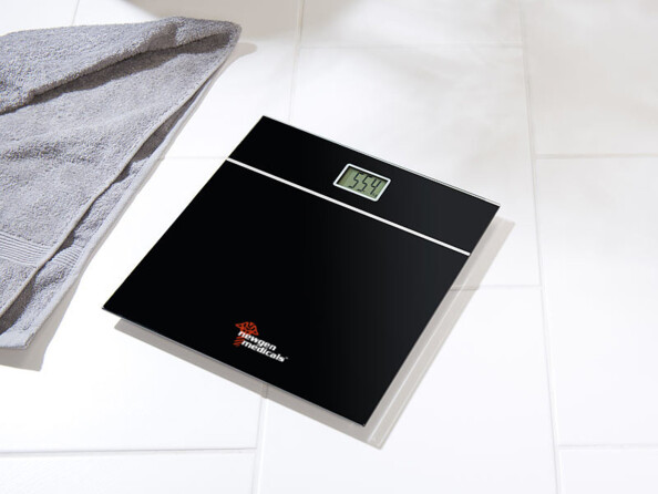 Pèse personne en verre