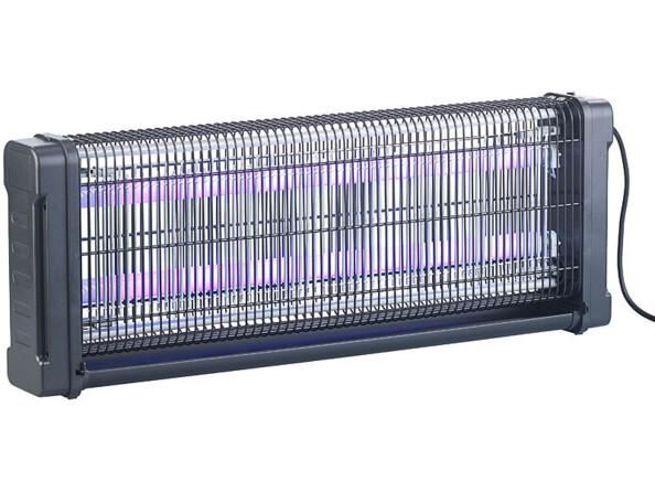 Piège à insectes 2000 V avec tubes UV interchangeables IV-640 Lunartec