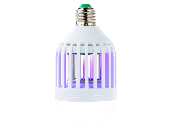 Piège à insectes et ampoule LED 2 en 1 E27 9 W 550 lm blanc chaud