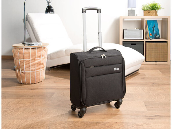 Mise en situation de la valise trolley XCase