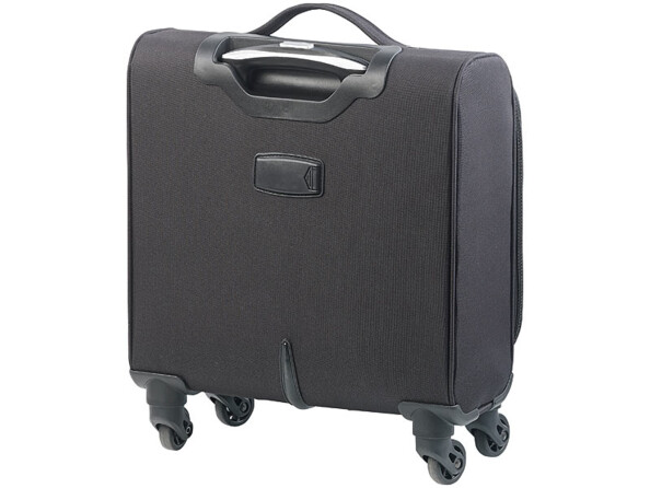 Valise trolley. 4 roulettes 360° pour un confort de roulage optimal