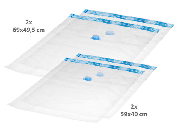 Pompe à piles HVC-20 avec 44 housses sous vide pour vêtements