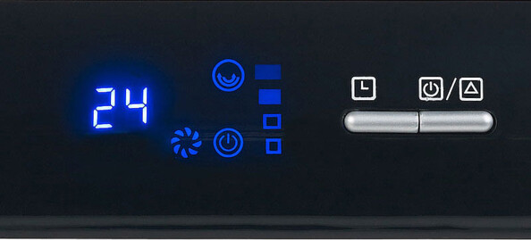 Radiateur soufflant céramique mural 2200 W avec thermostat numérique LV-800.W. Panneau de commande