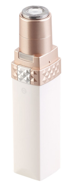 Rasoir électrique pour femme design rouge à lèvres, avec éclairage LED