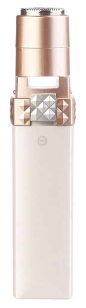 Rasoir électrique pour femme design rouge à lèvres, avec éclairage LED