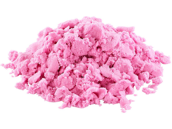 Sable cinétique, moulable et stable - 500 g - fin - rose
