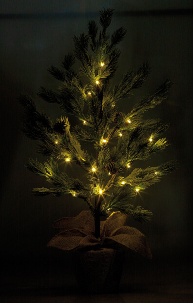 Sapin artificiel enneigé en pot 70 cm