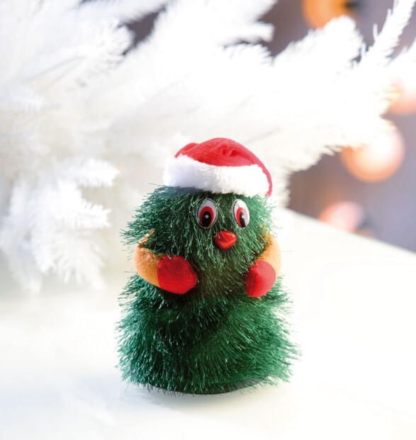 figurine sapin de noel chantant jingle bells décoration animée noel